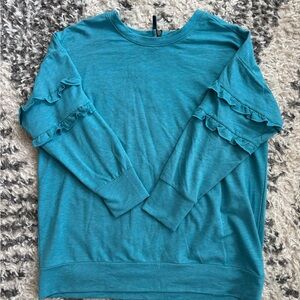 Matilda Jane Ruffle Sleeve sweatshirt size Medium